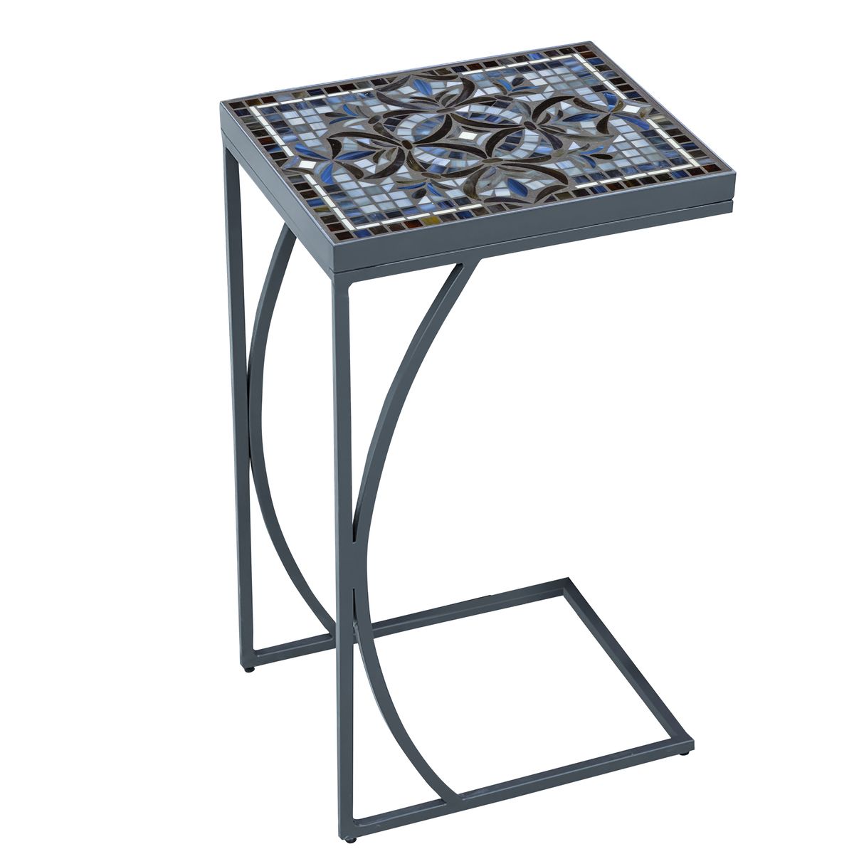 Roma Mosaic C-Table-Iron Accents