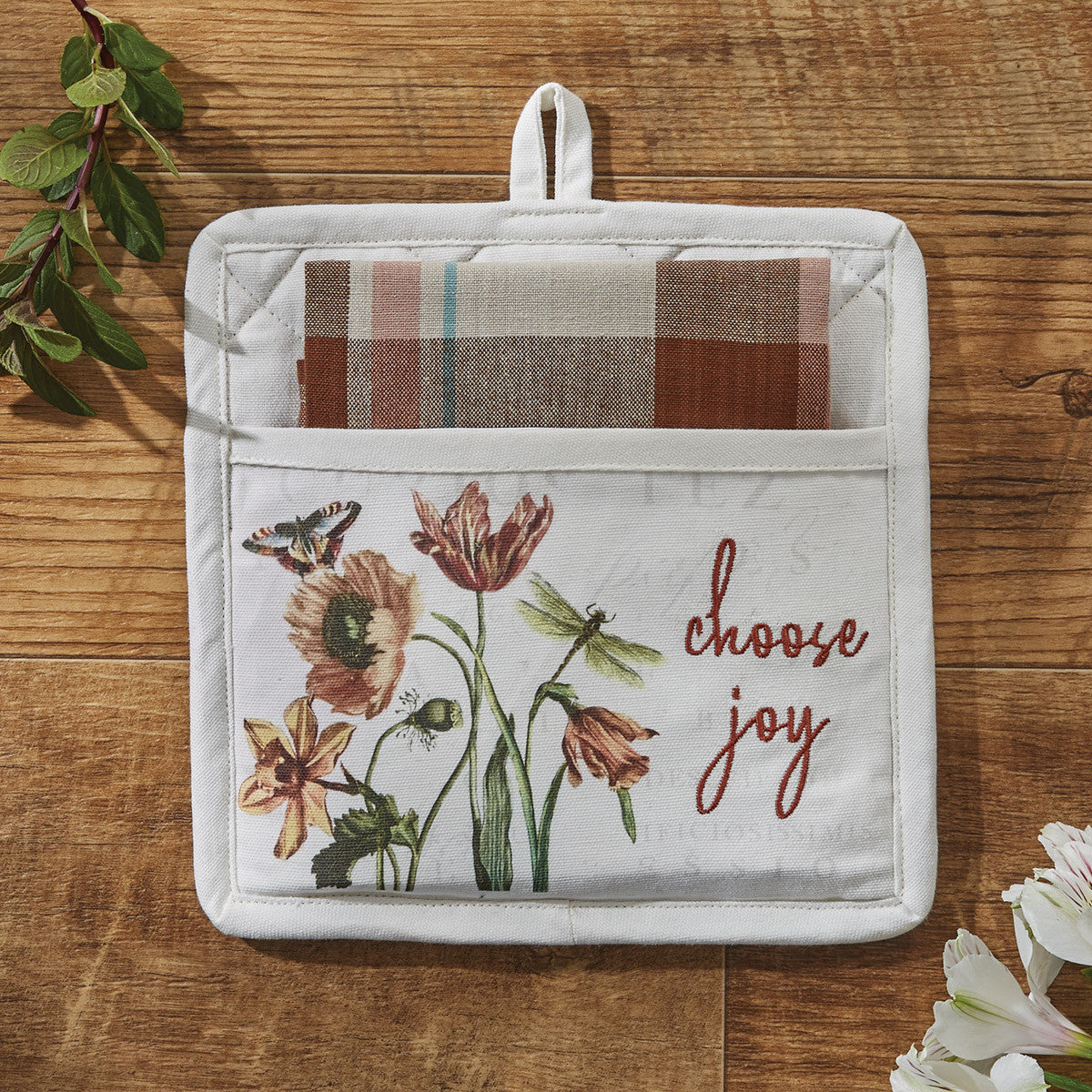 Antiquarian Blooms Potholder Set