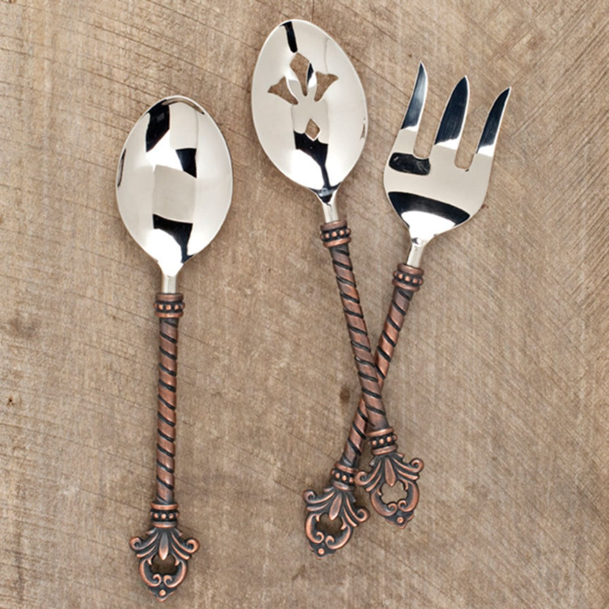 3pc Hostess Set-Iron Accents