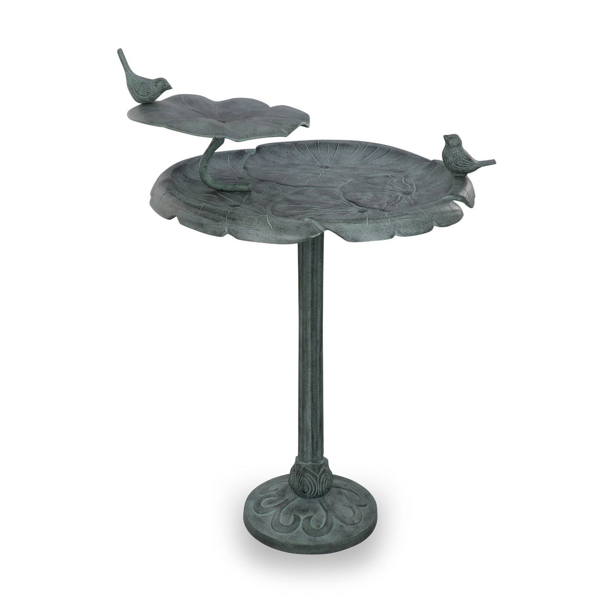 Lotus Birdbath & Birdfeeder