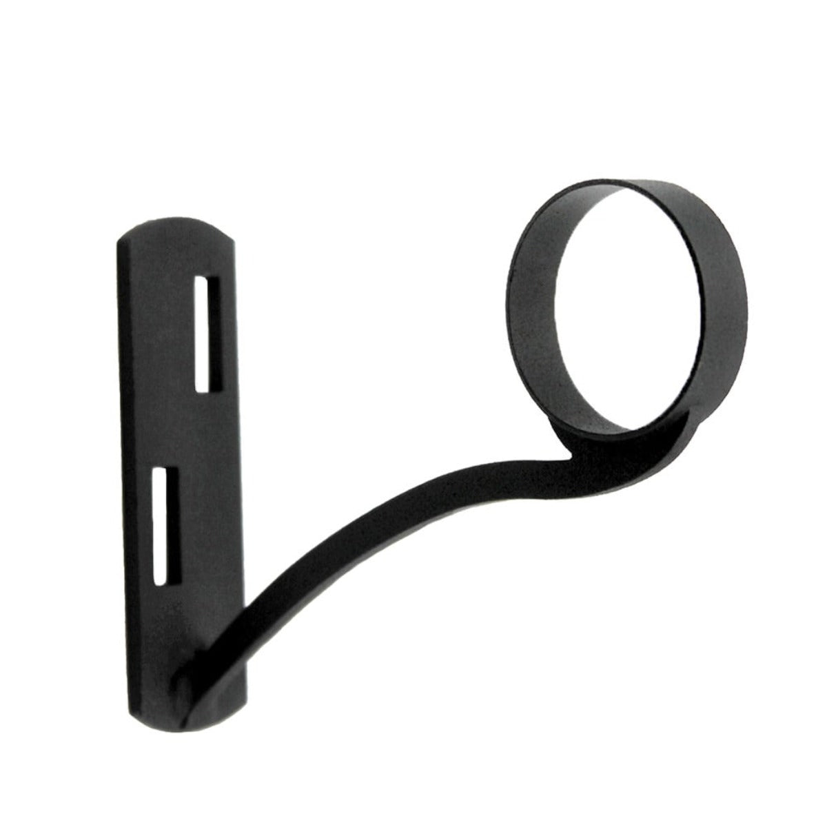 Modern Drapery Bracket - Black