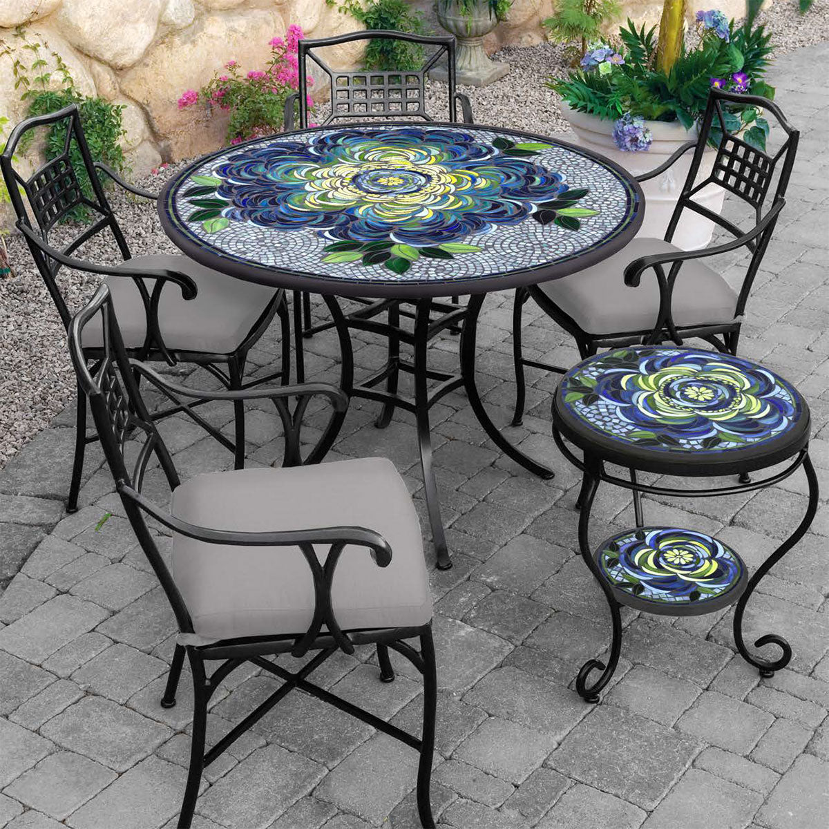 48" Mosaic Patio Tables