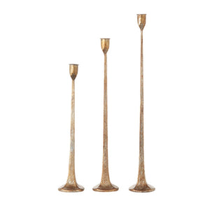 Gold Cast Iron Tapers (Set-3)
