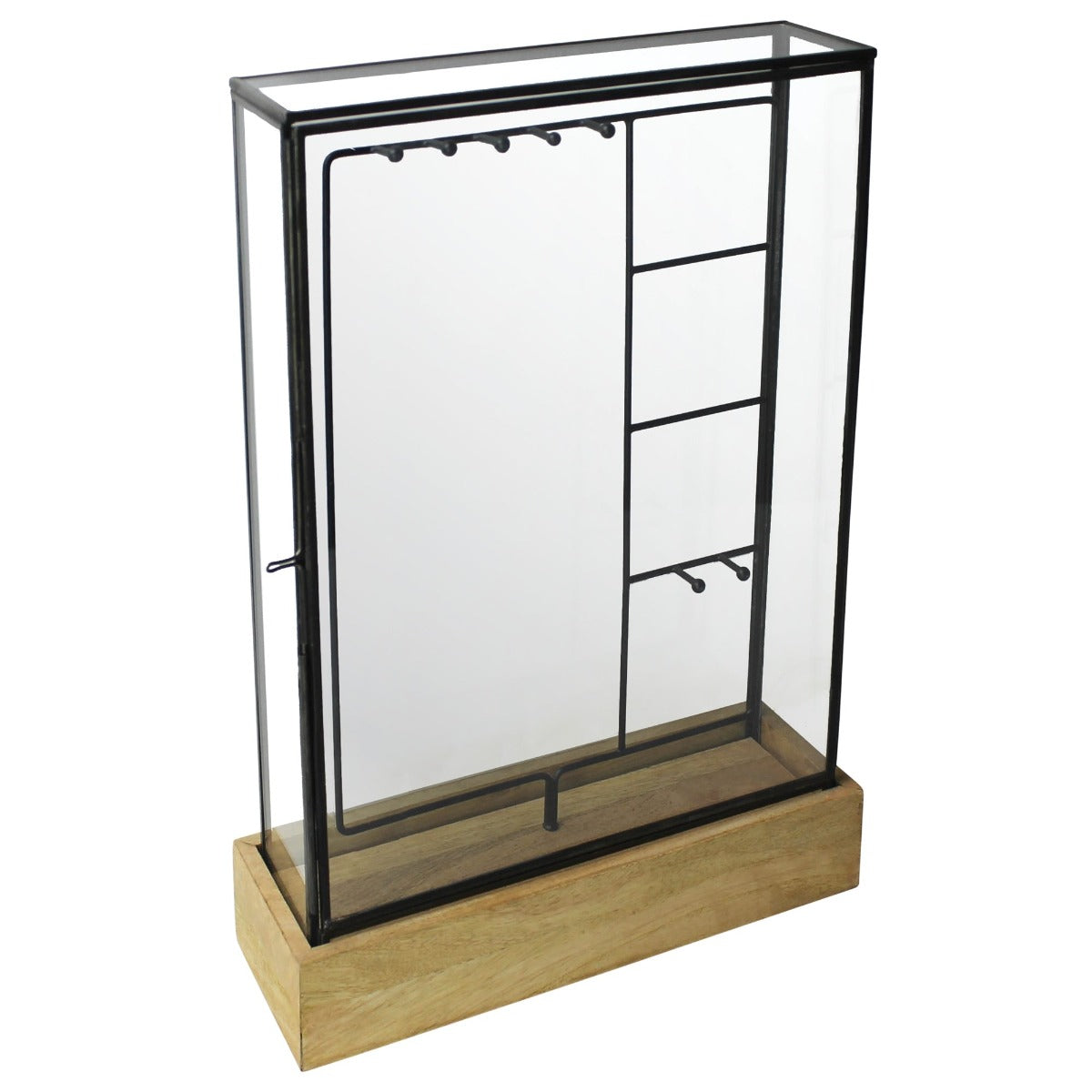 Jewelry Display Case Iron Accents