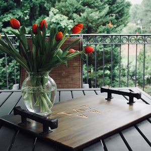 Personalized Serving Tray-Iron Accents