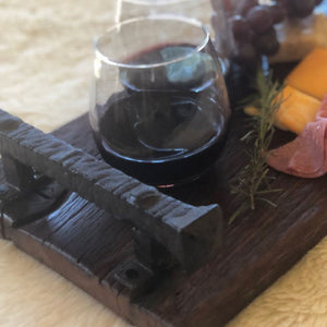 Rustic Charcuterie Boards-Iron Accents
