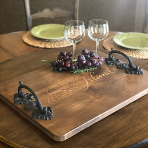 Personalized Serving Tray-Iron Accents