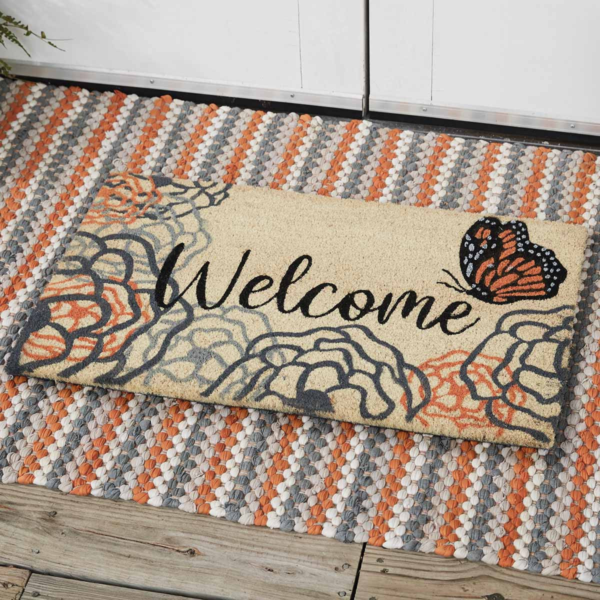 Apricot & Stone Layering Rug