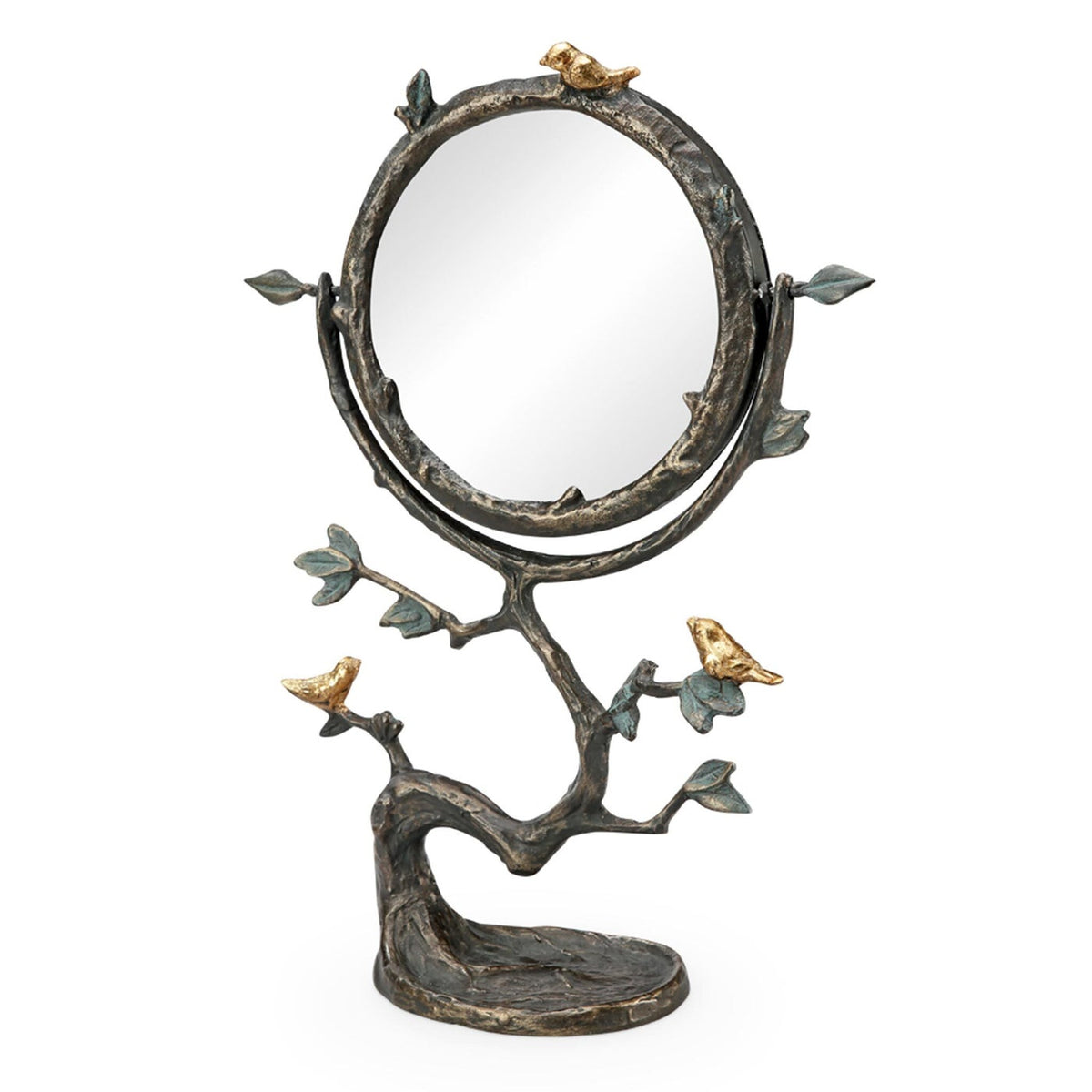 Birds on Branch Vanity Mirror
