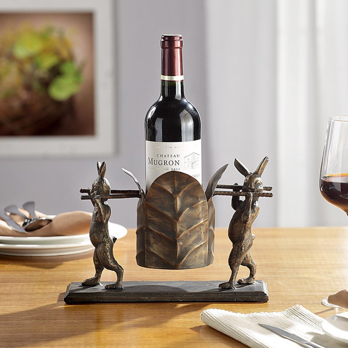 Bunny Wine Bottle Holder