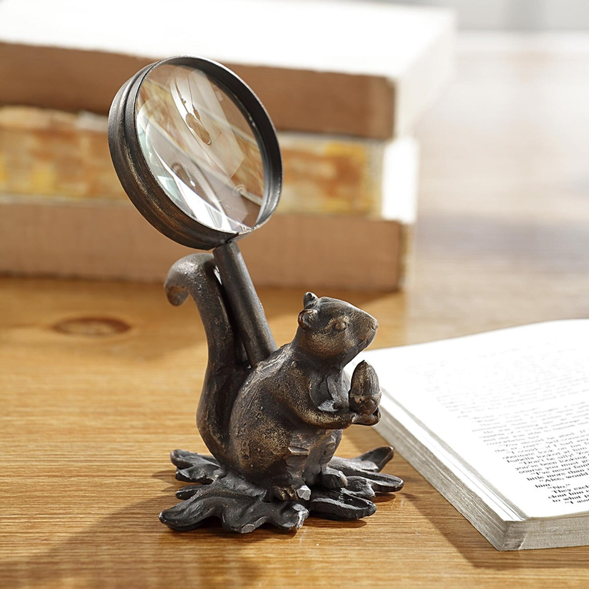 Squirrel Magnifier Glass