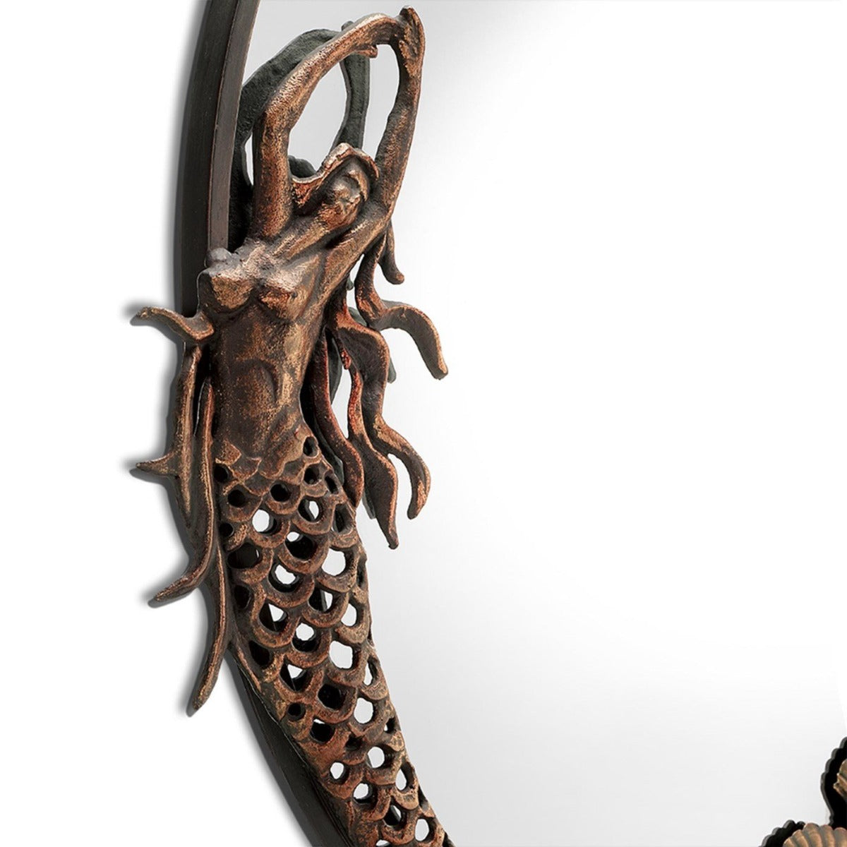 Mermaid Oval Wall Mirror