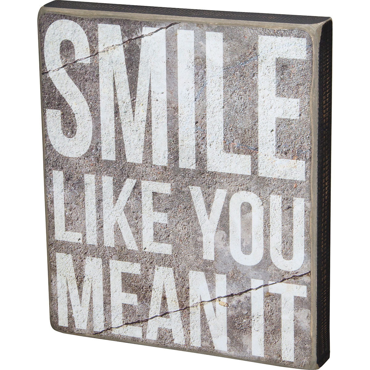 Smile Like - Box Sign-Iron Accents