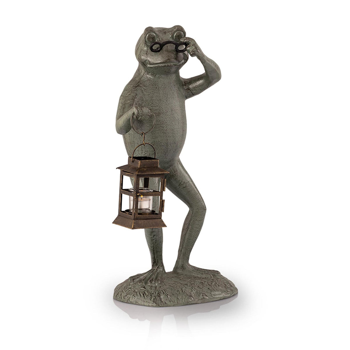 Prof Frog Garden Lantern