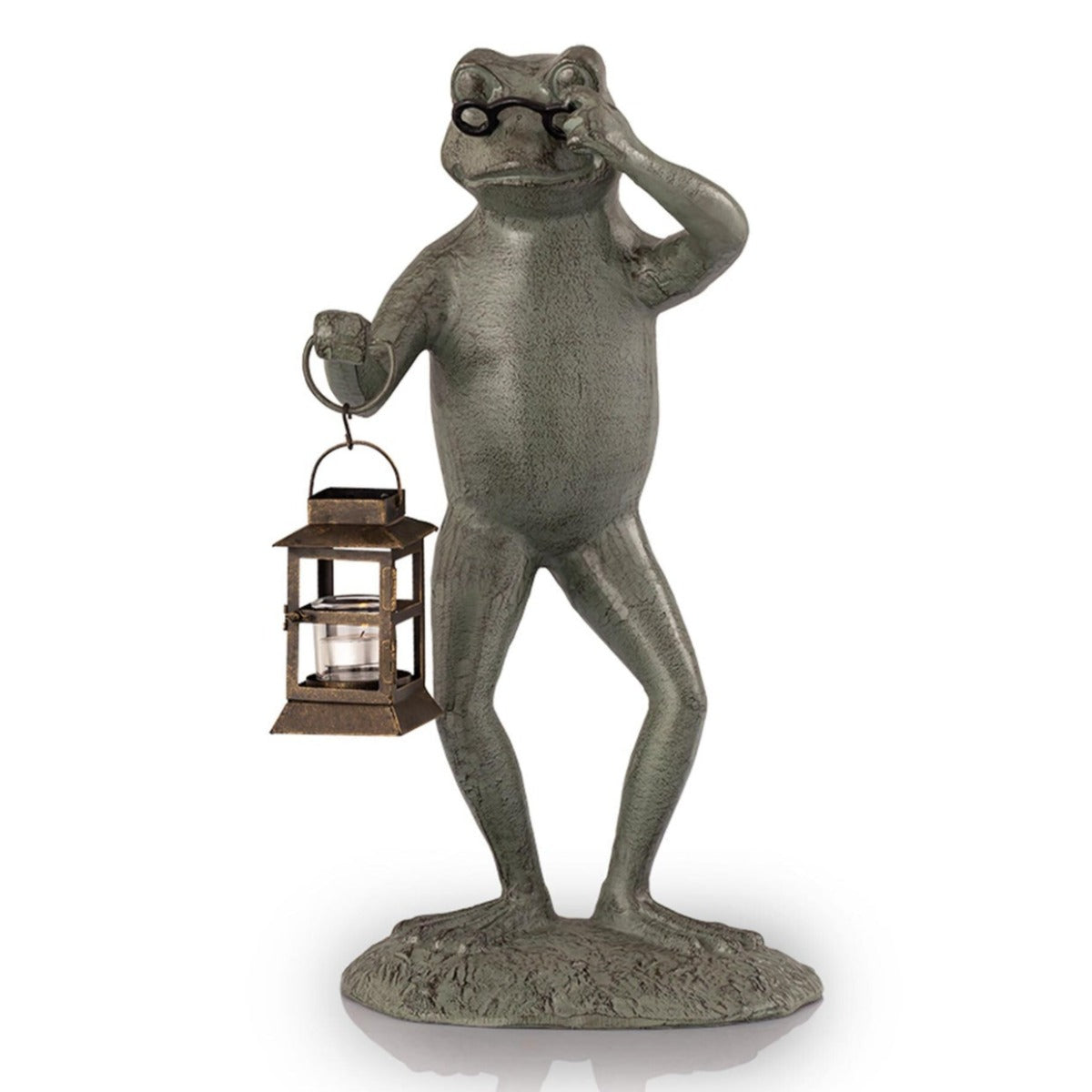 Prof Frog Garden Lantern