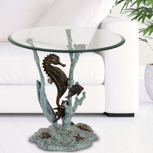 Mystical Seahorse End Table