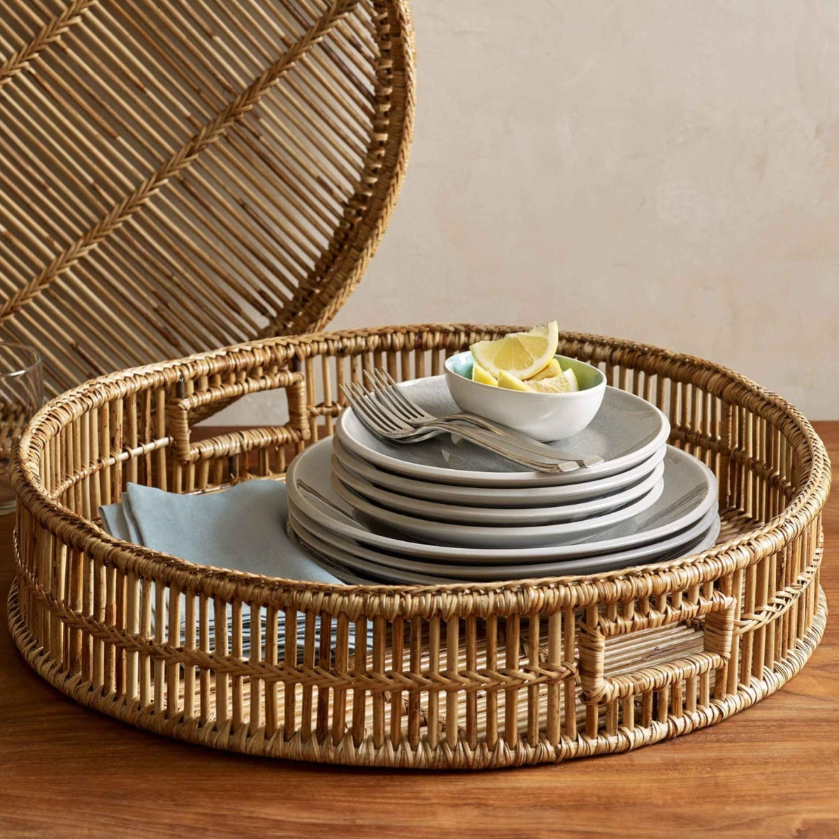 Hand Woven Serving Trays