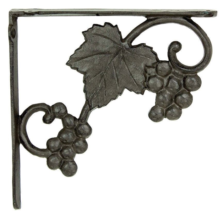 Grape Vines Iron Bracket-Iron Accents