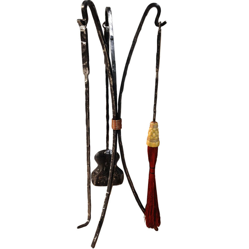 Studio Standing Fire Tool Set-Iron Accents