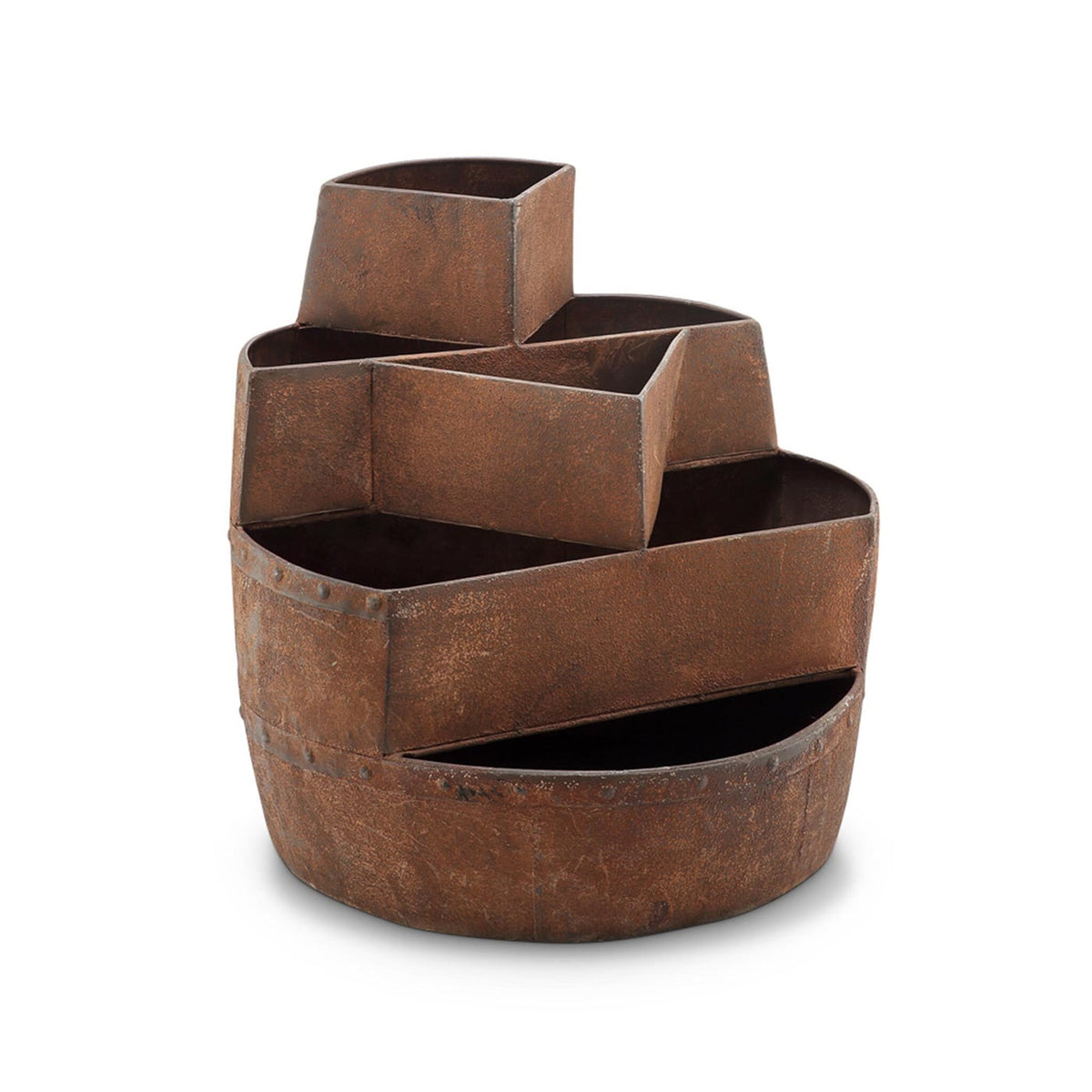 Rustic Stairwell Planter