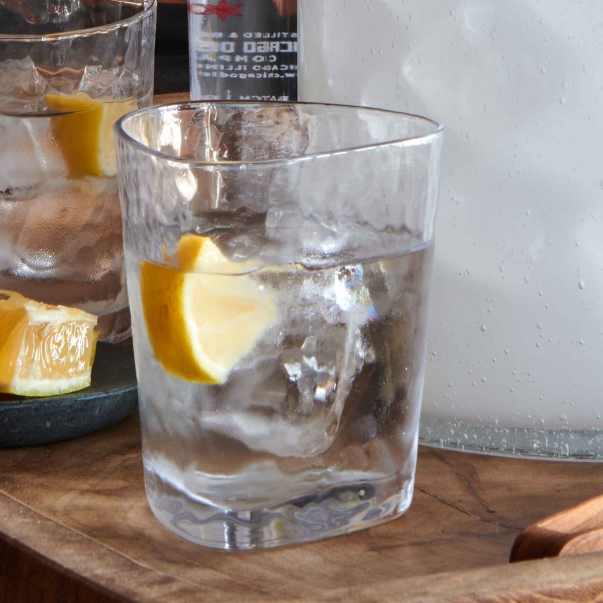 Texture Old Fashioned Glass (Set-4)