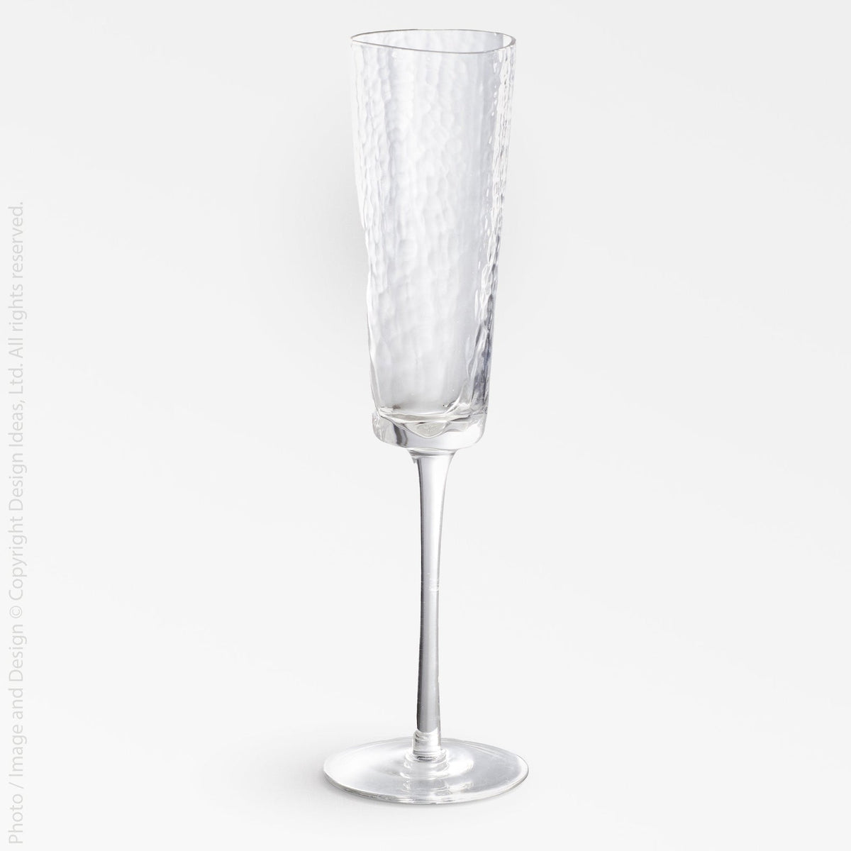 Hammered Champagne Flute