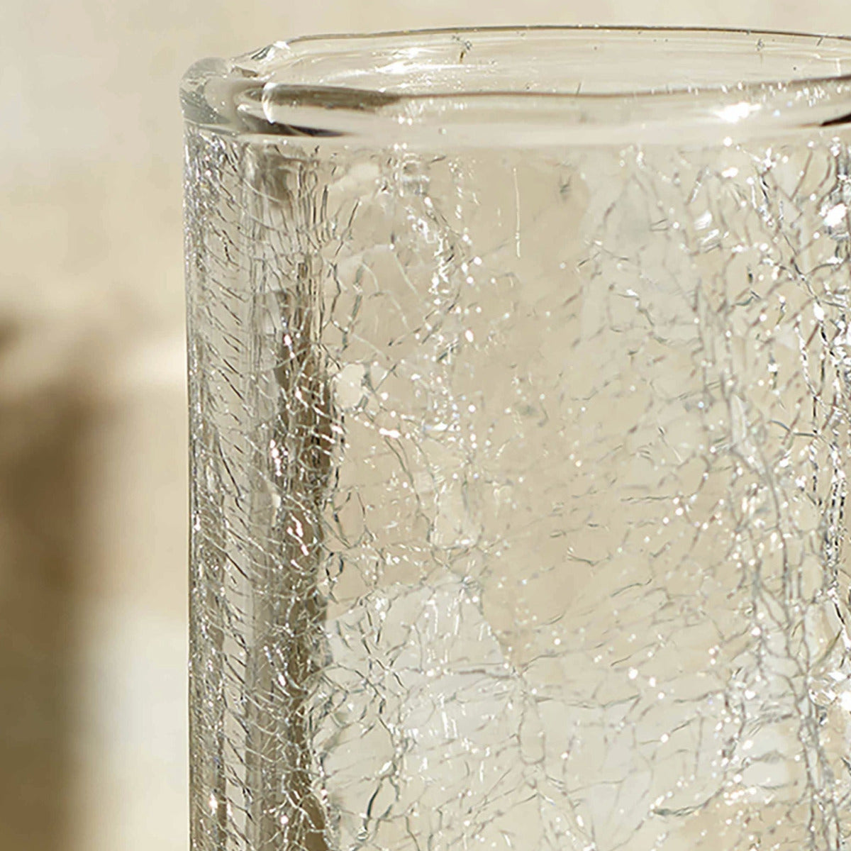 Crackle Champagne Flute (Set-4)