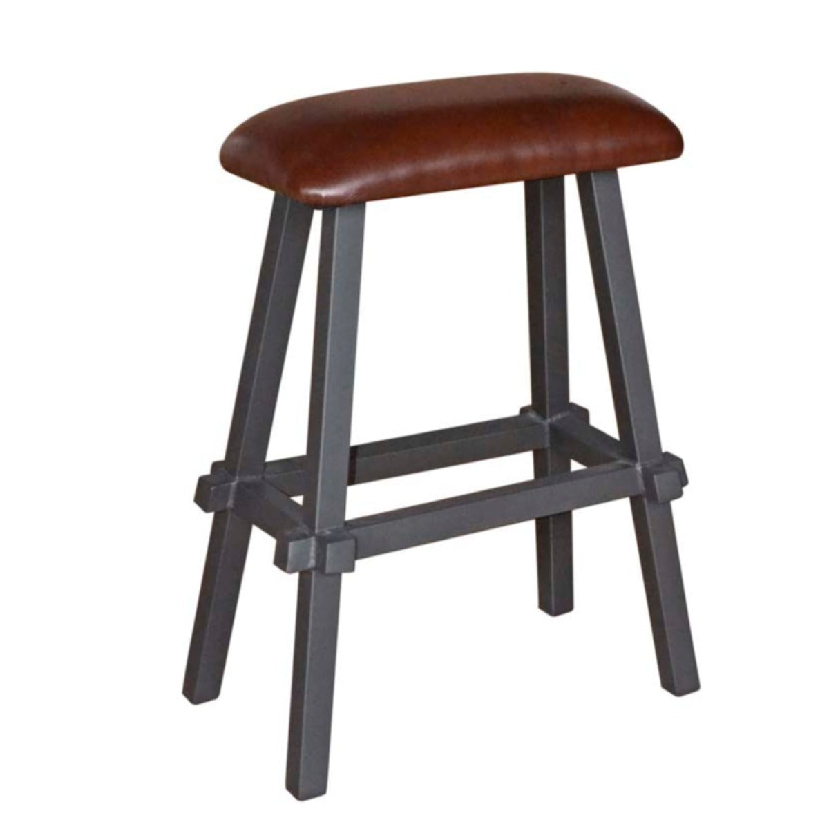 Hand Forged Wrought Iron Bar Stool Trenton Iron Accents