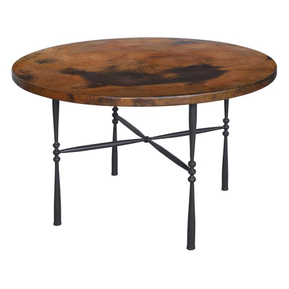 Cottonwood Dining Table / Base -48"-Iron Accents