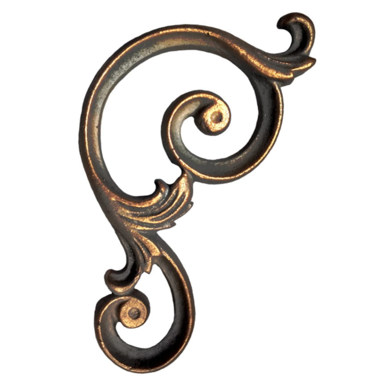 Leaf Scroll Small Holdbacks / Scarf Holders (Set)