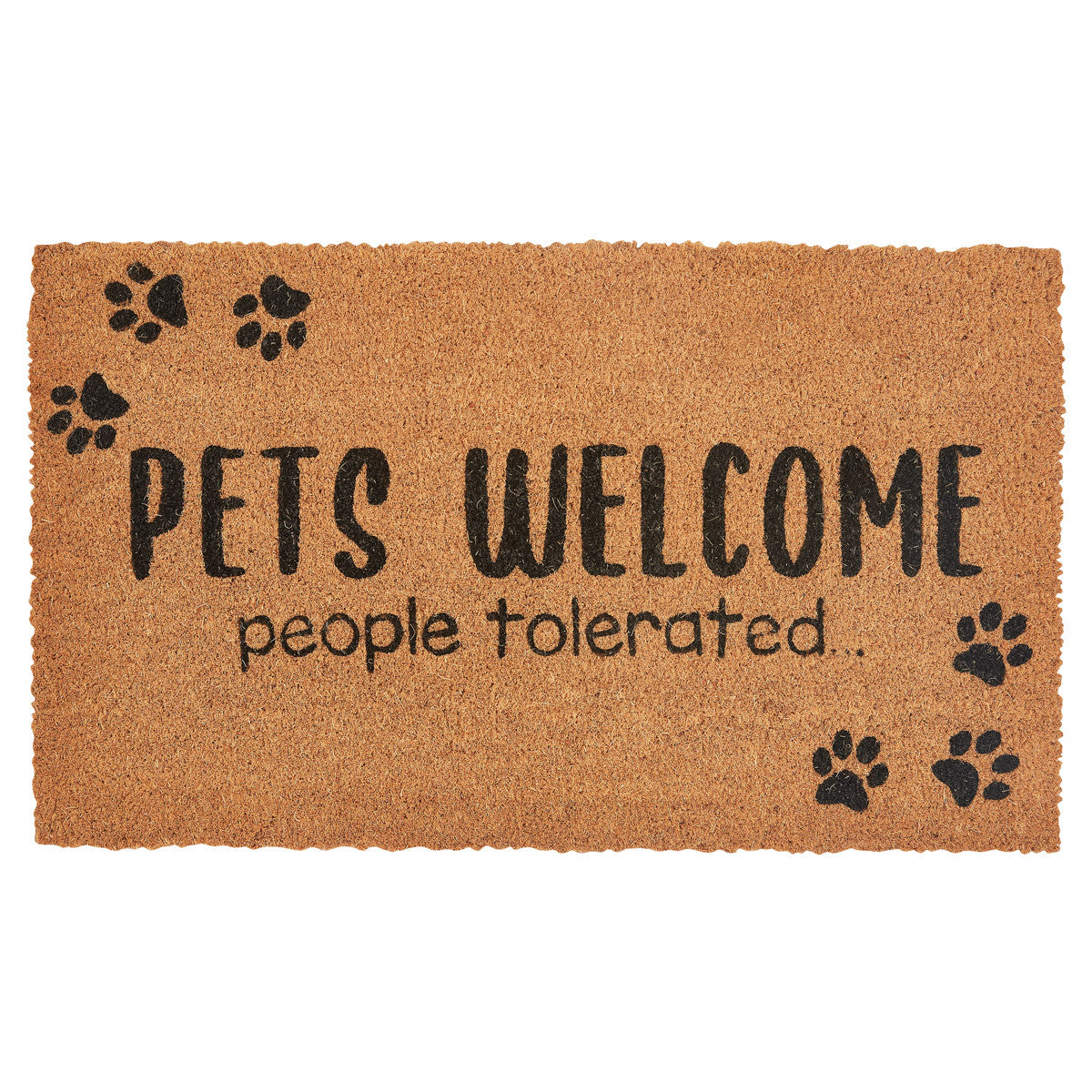 Pets Welcome Doormat