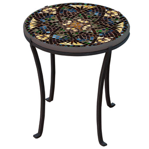 Monaco Mosaic Chaise Table-Iron Accents