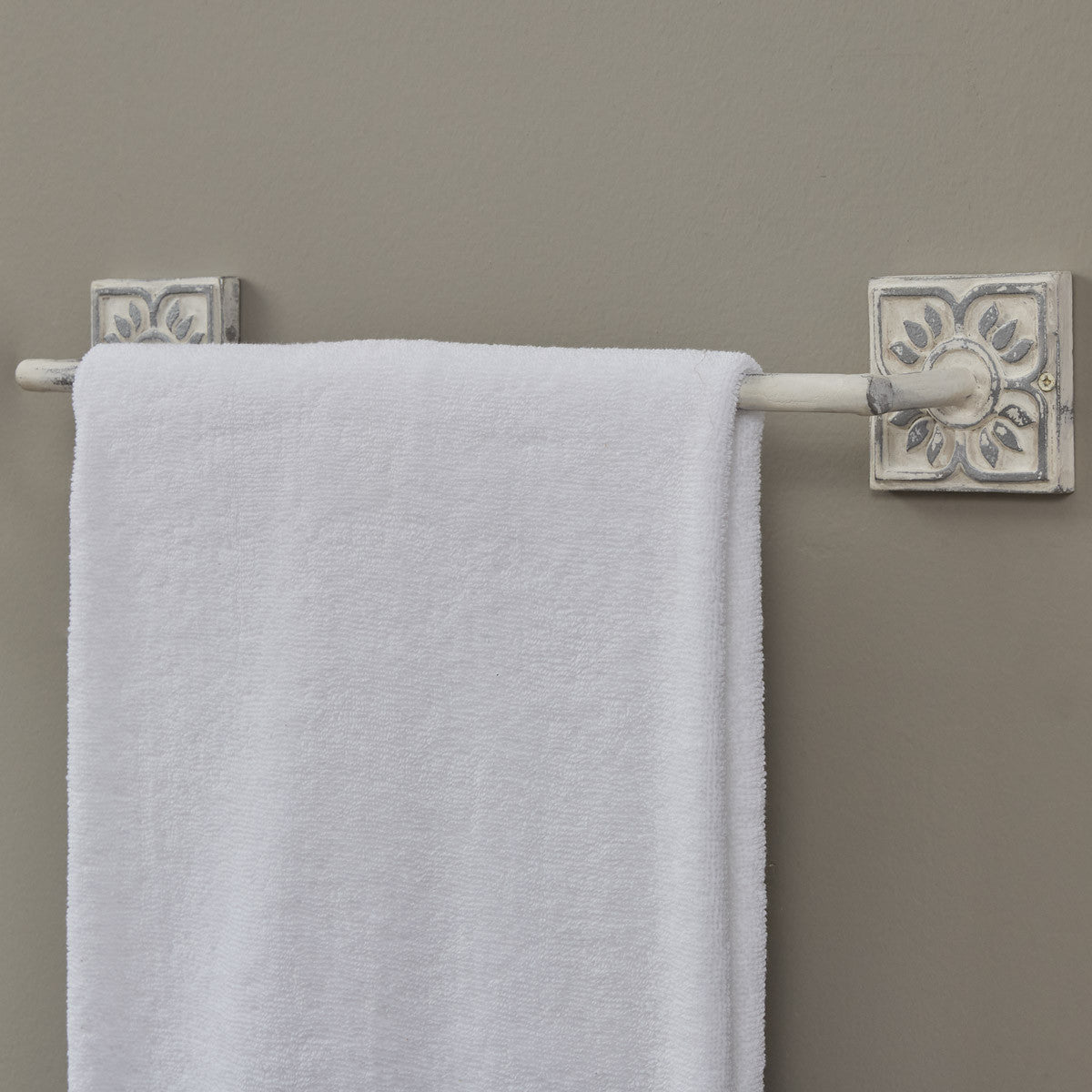 Vintage Tile Towel Bar - 16"
