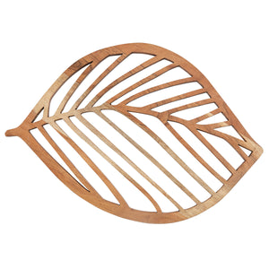 Wooden Leaf Plate Charger
