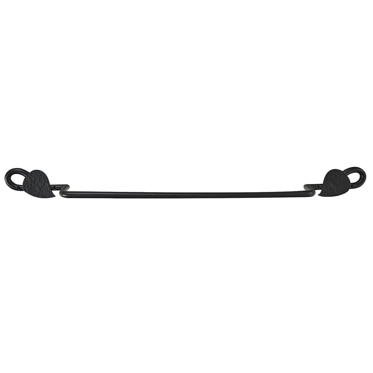 Forged Leaf Towel Bar - 16" or 24" | Iron Accents