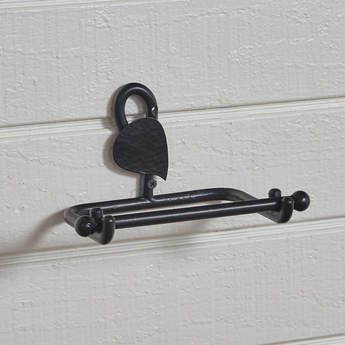 Forged Leaf TP Holder | Iron Accents