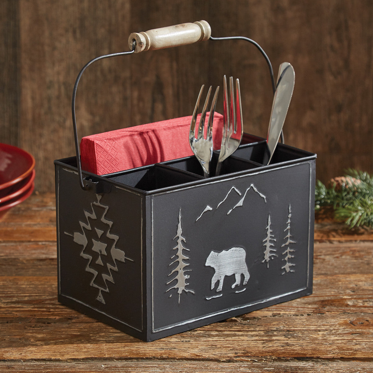 Rustic Utensil Caddy