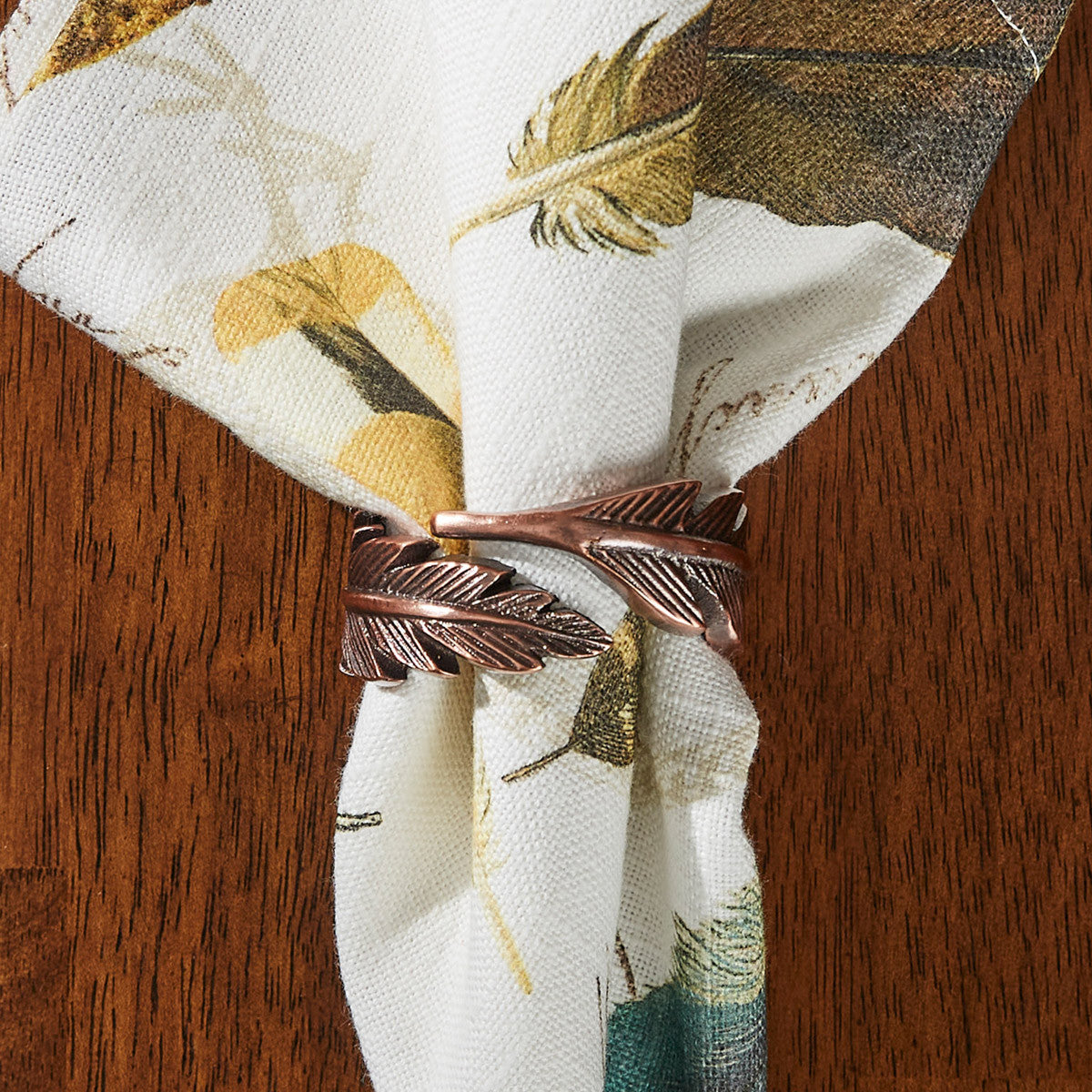 Rustic Pheasant Napkin Ring (Set-4)
