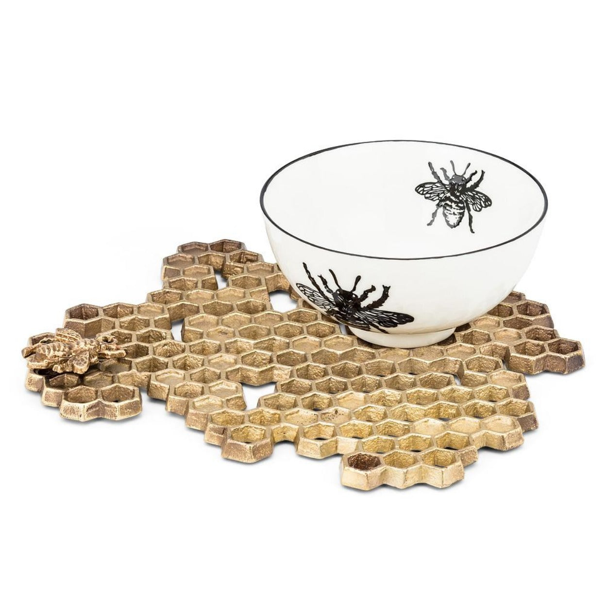 Savanna Honeycomb Trivet-Iron Accents