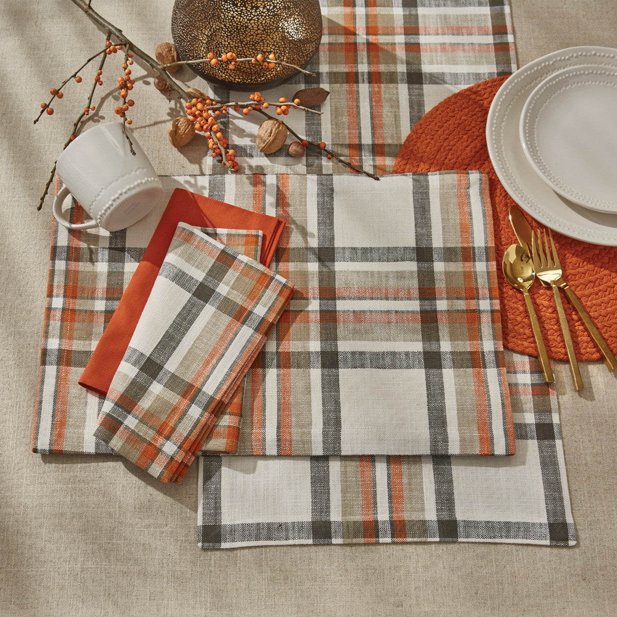 October Spice Table Linens