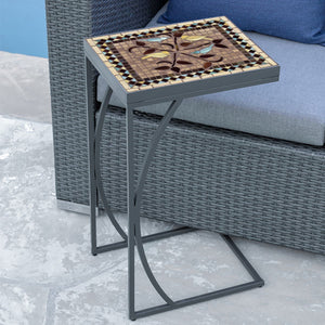 Provence Mosaic C-Table-Iron Accents