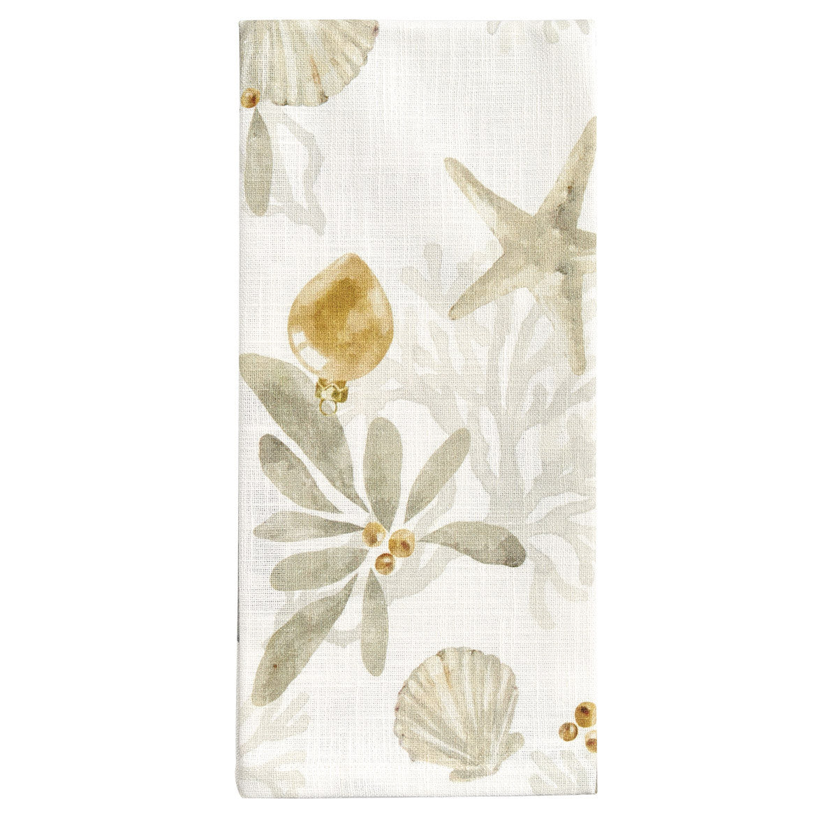 Coastal Christmas Dishtowel