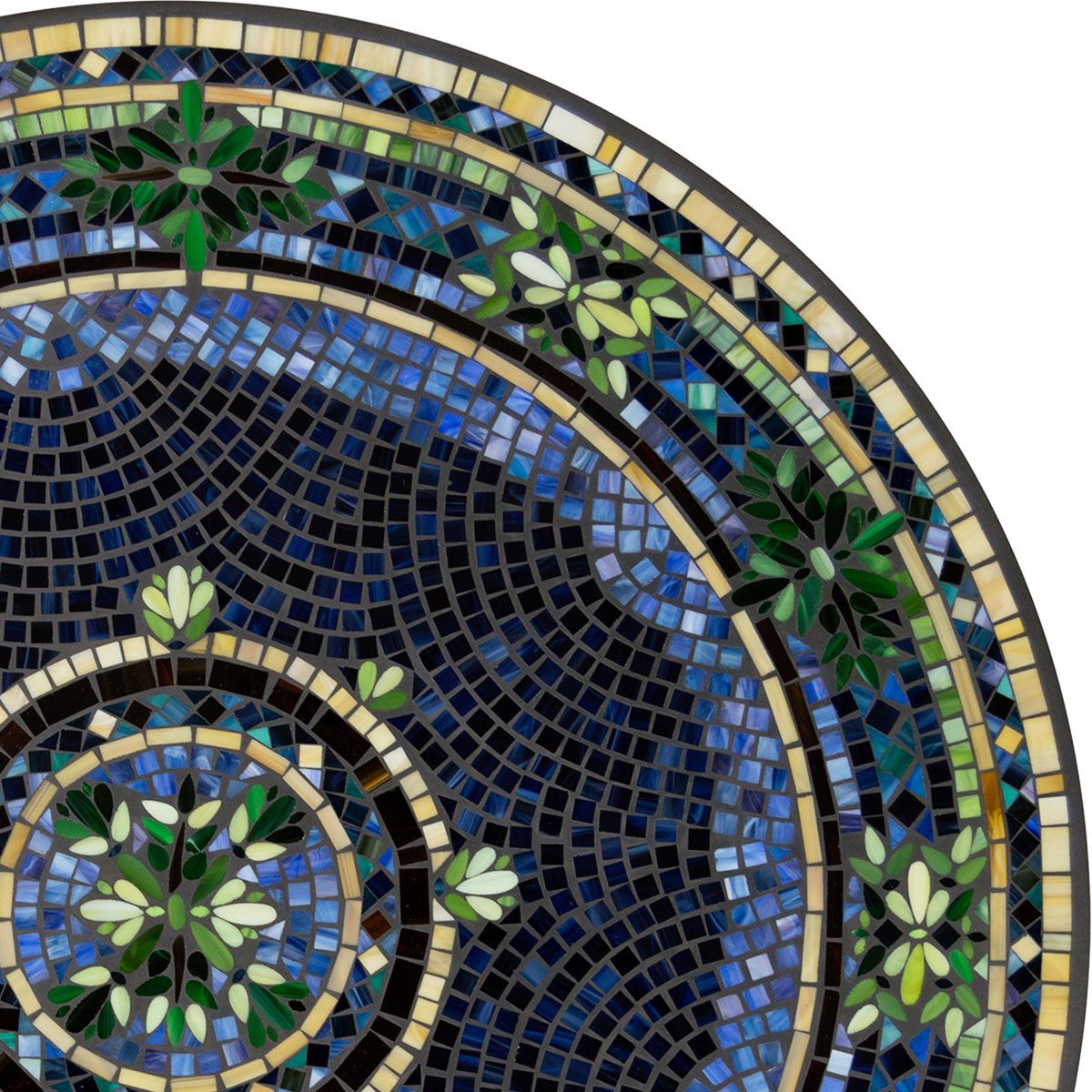 Lake Como Mosaic Table Tops-Iron Accents