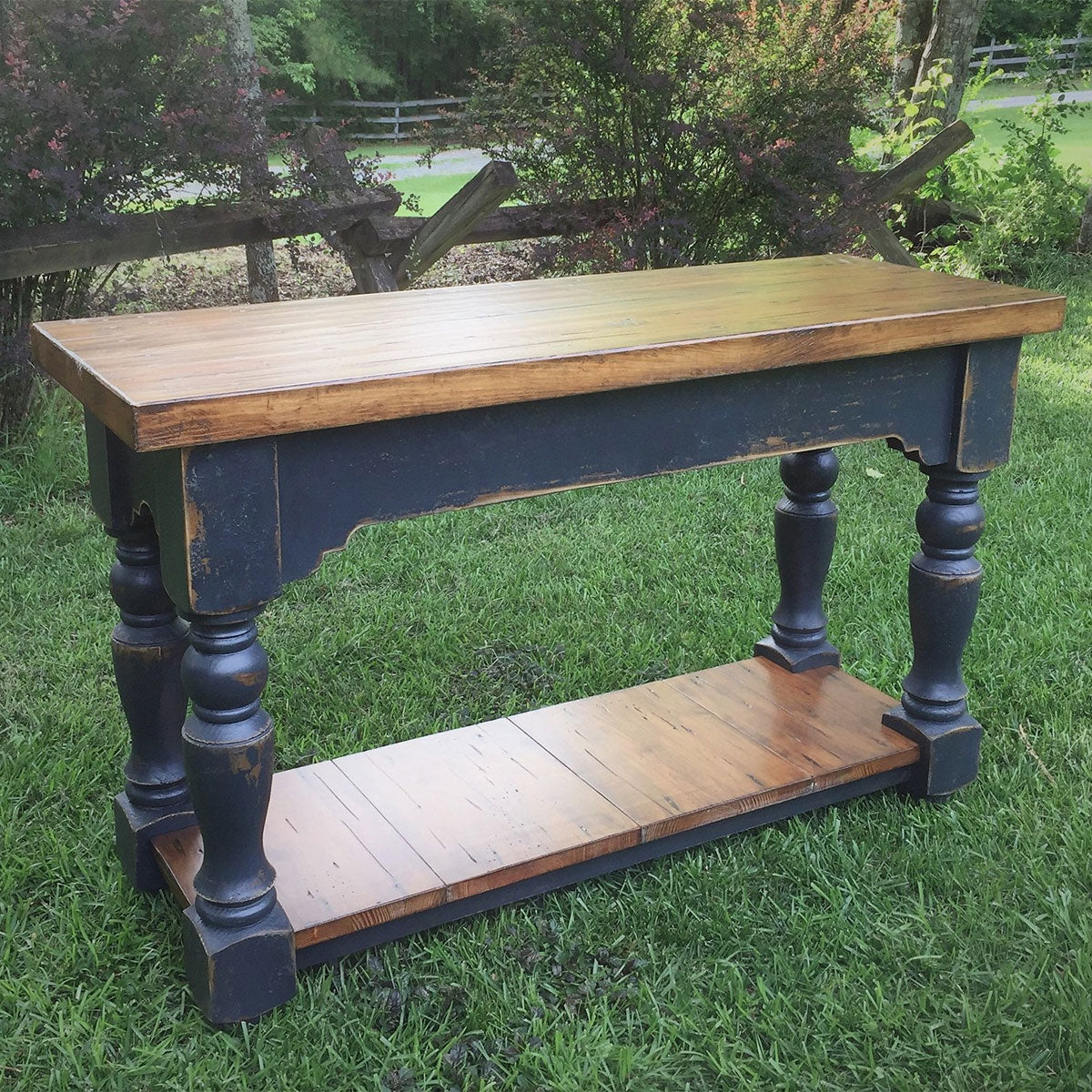 Cashton Custom Kitchen Island-Iron Accents