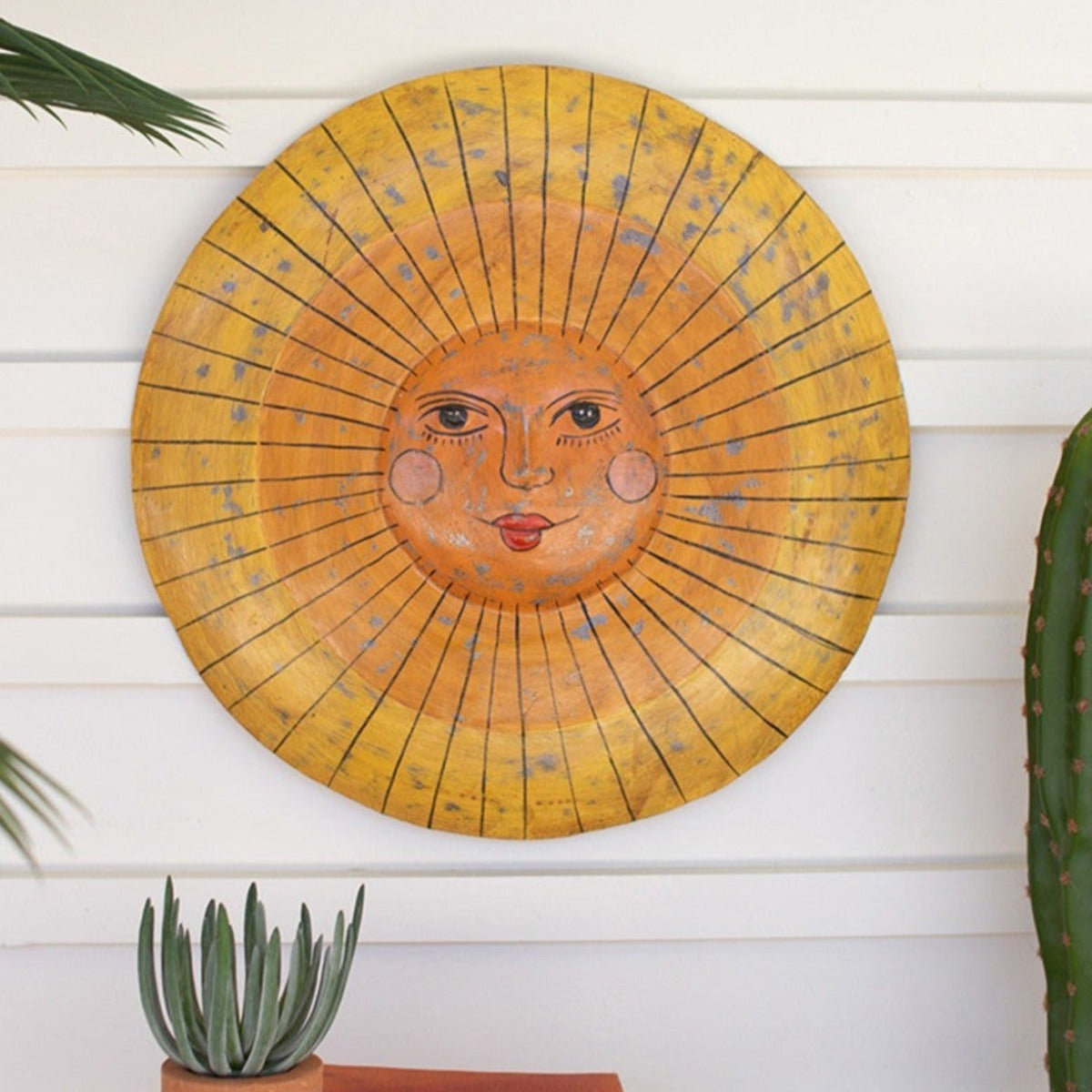 Blissful Sun Wall Plaque