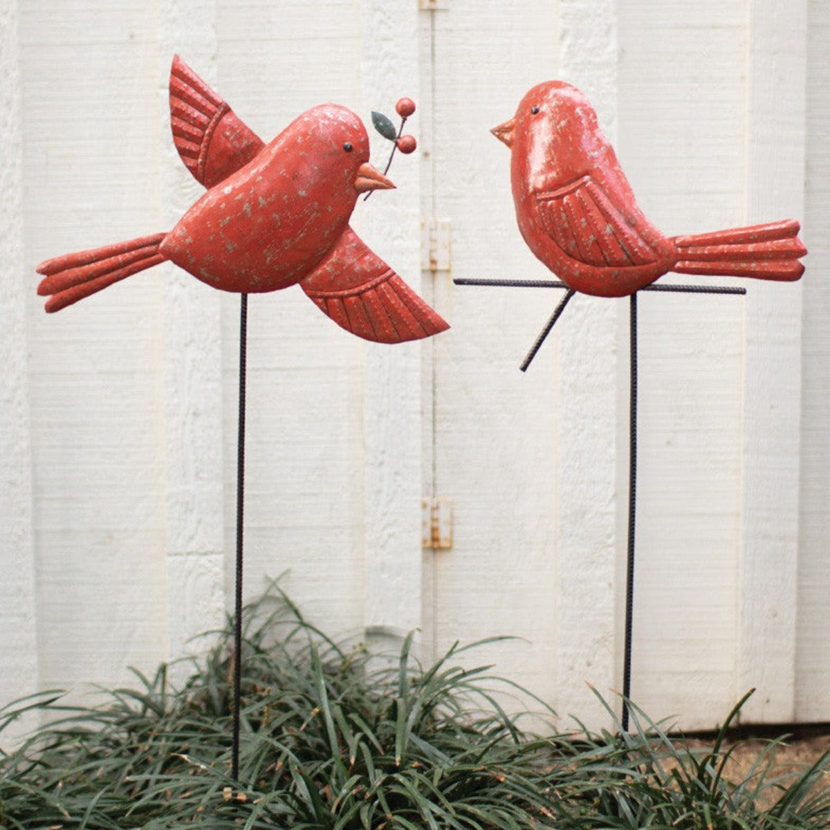 Red Bird Yard Stakes