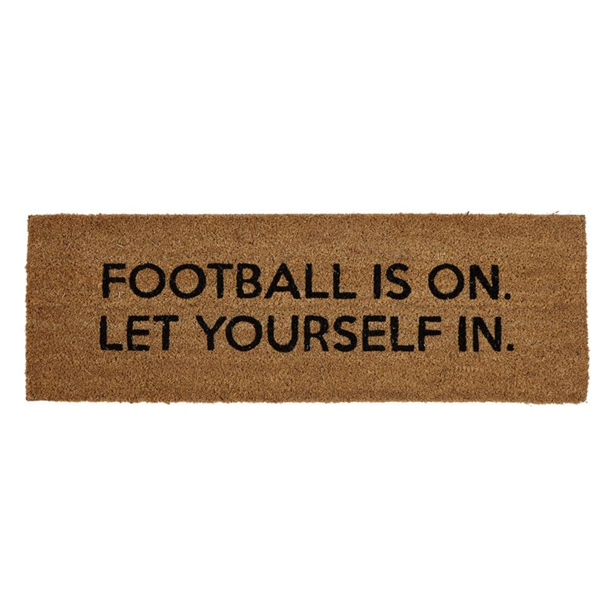 Door Mat - Football Is On