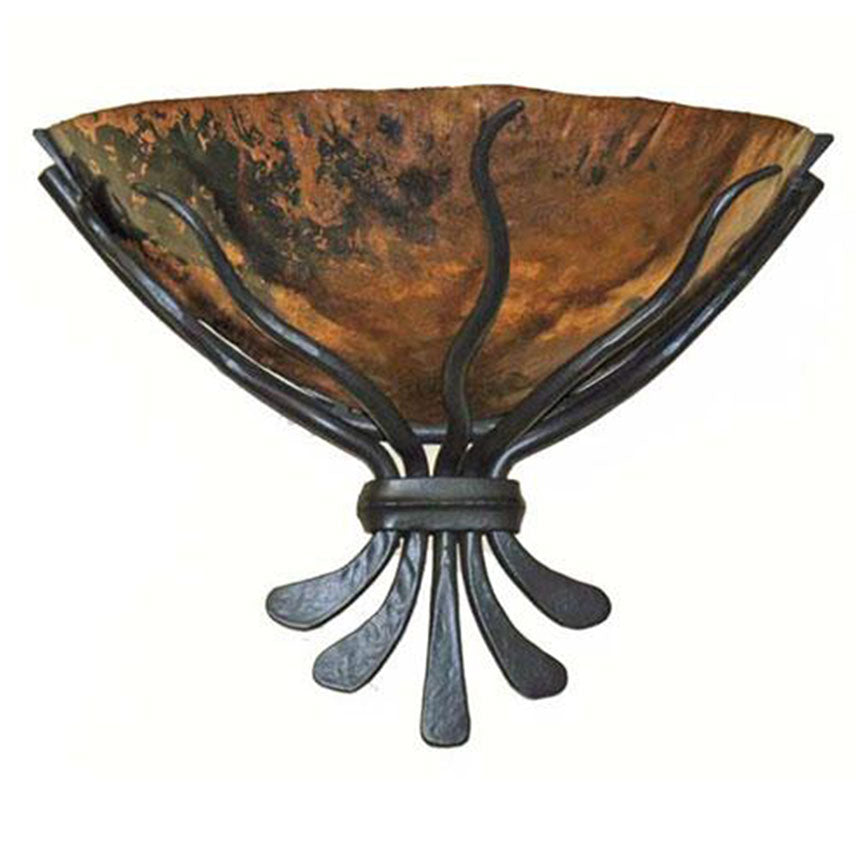 Austin Wall Sconce-Iron Accents