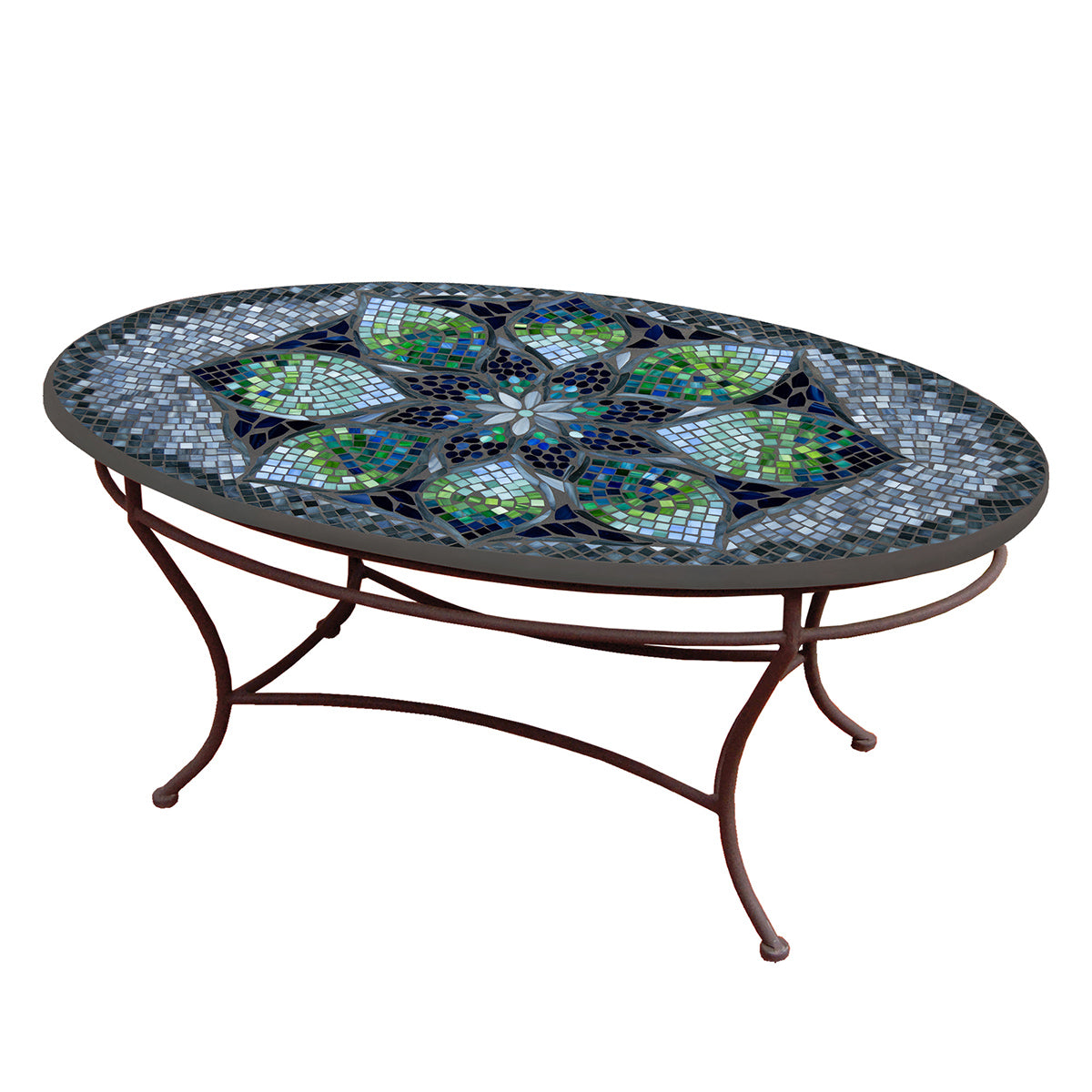 Belcarra Mosaic Coffee Table - Oval