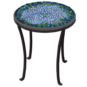 Belize Mosaic Chaise Table-Iron Accents